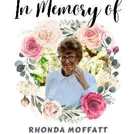 In honour of Mum/Rhonda